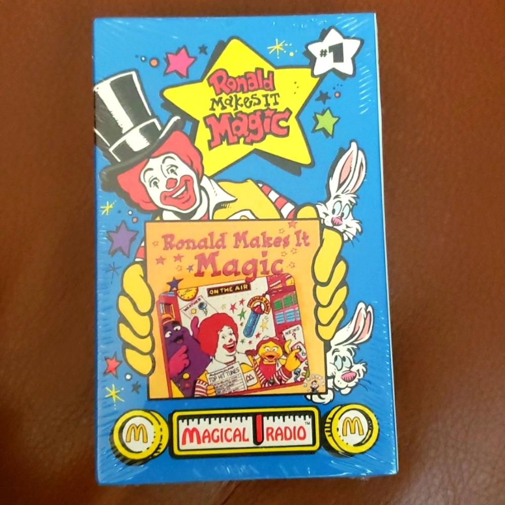 McDonalds Magical Radio 1995 Cassette Tape Ronald Makes It Magic NIP